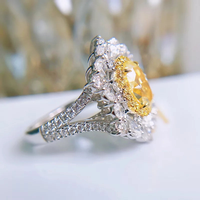 Yellow Crush Ring