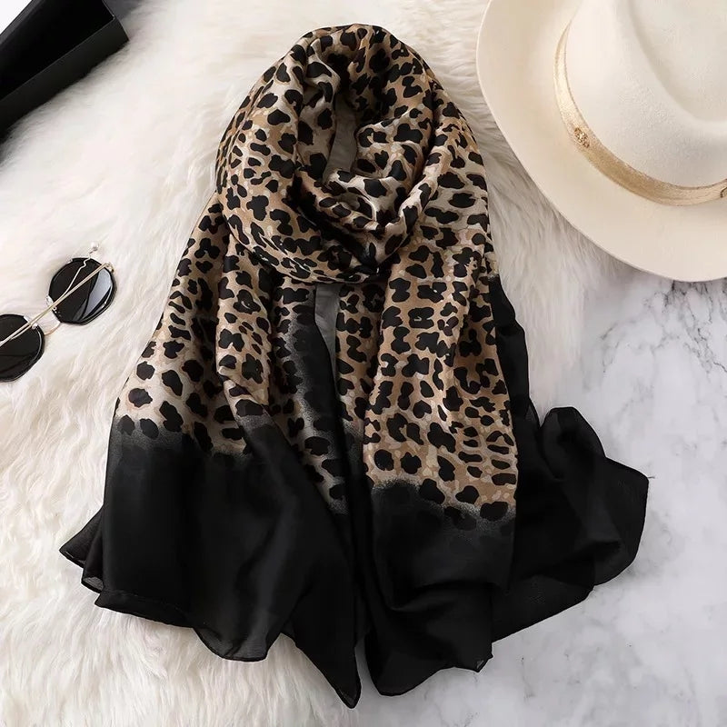 Animal Print black Stole