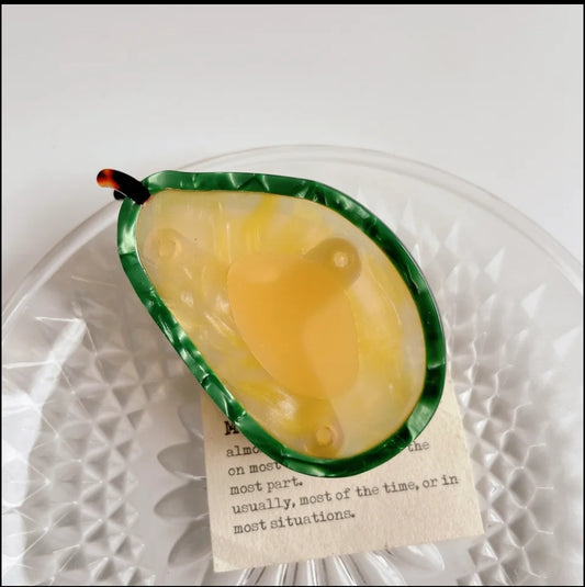 Avocado Claw Clip