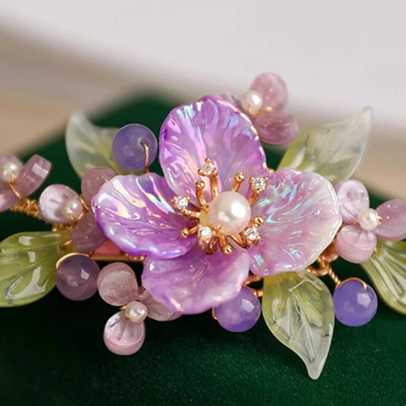 Amethyst Hairpin