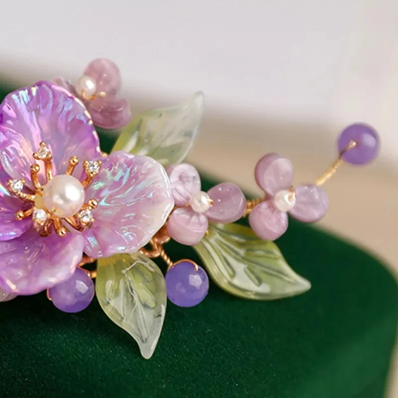 Amethyst Hairpin
