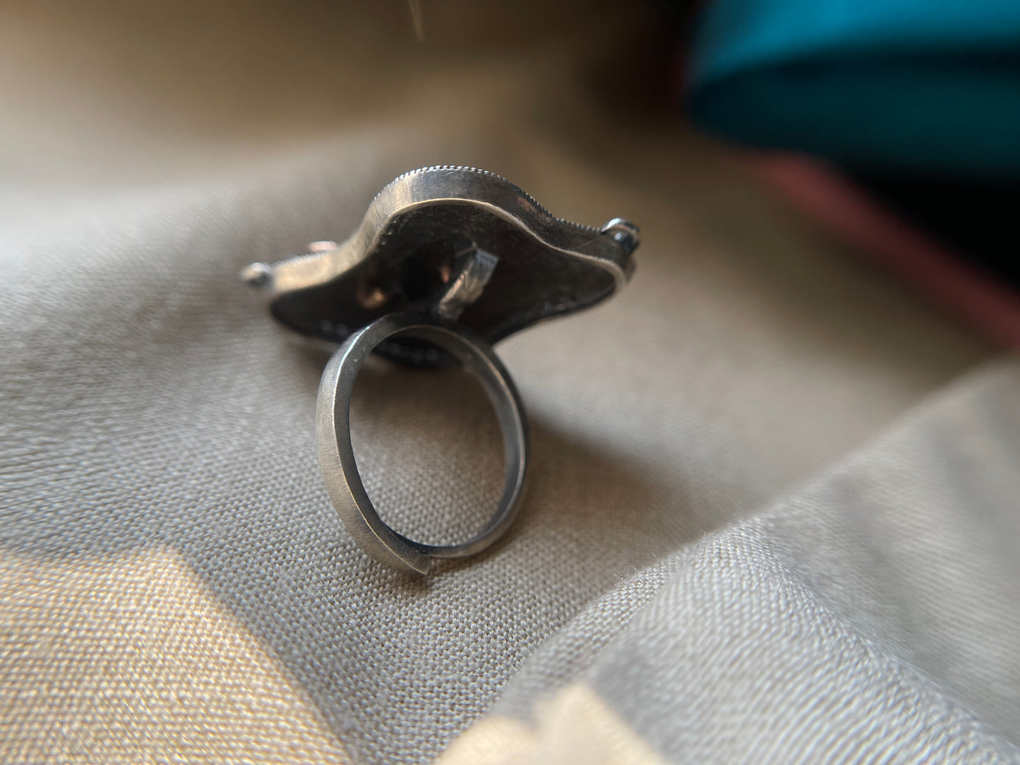 Bow Channel Silver Ring