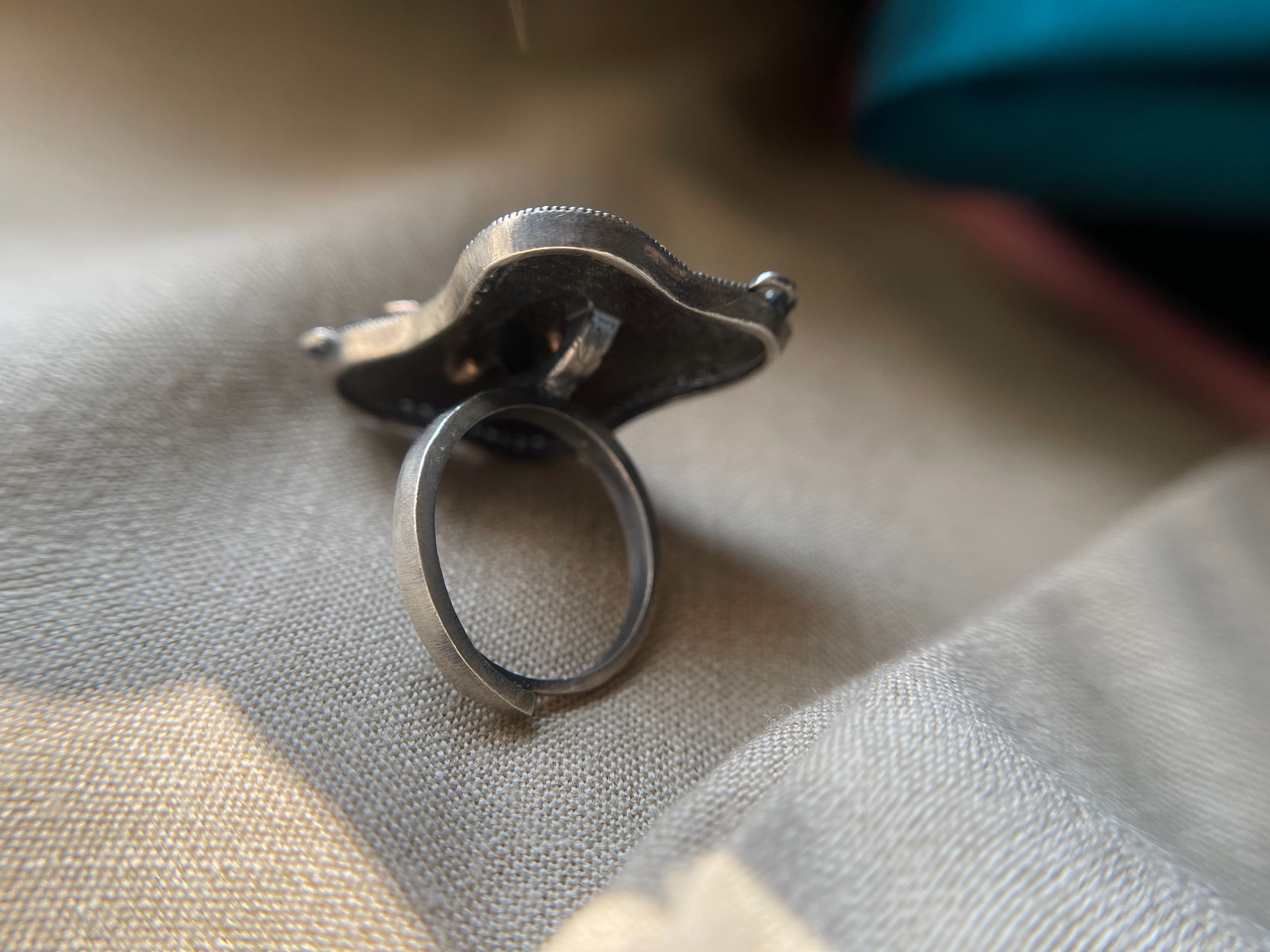 Bow Channel Silver Ring