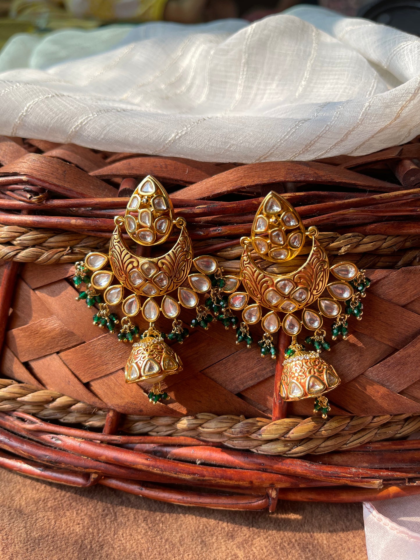 Amayla Kundan Earrings.