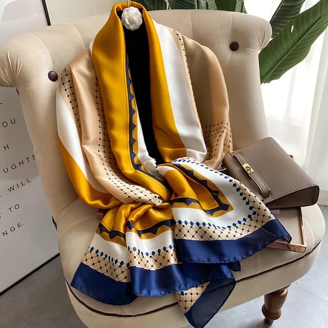 Orange Slush Silk stole