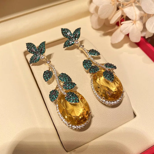 Yellow Arden Earrings