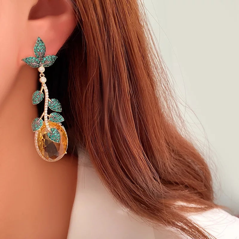 Yellow Arden Earrings